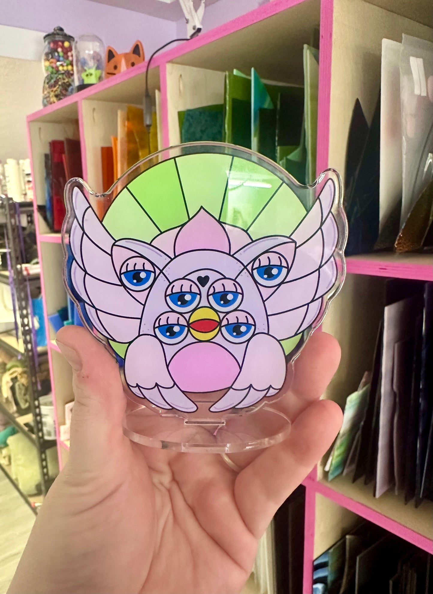 Lavender Biblically Accurate Angel Standee
