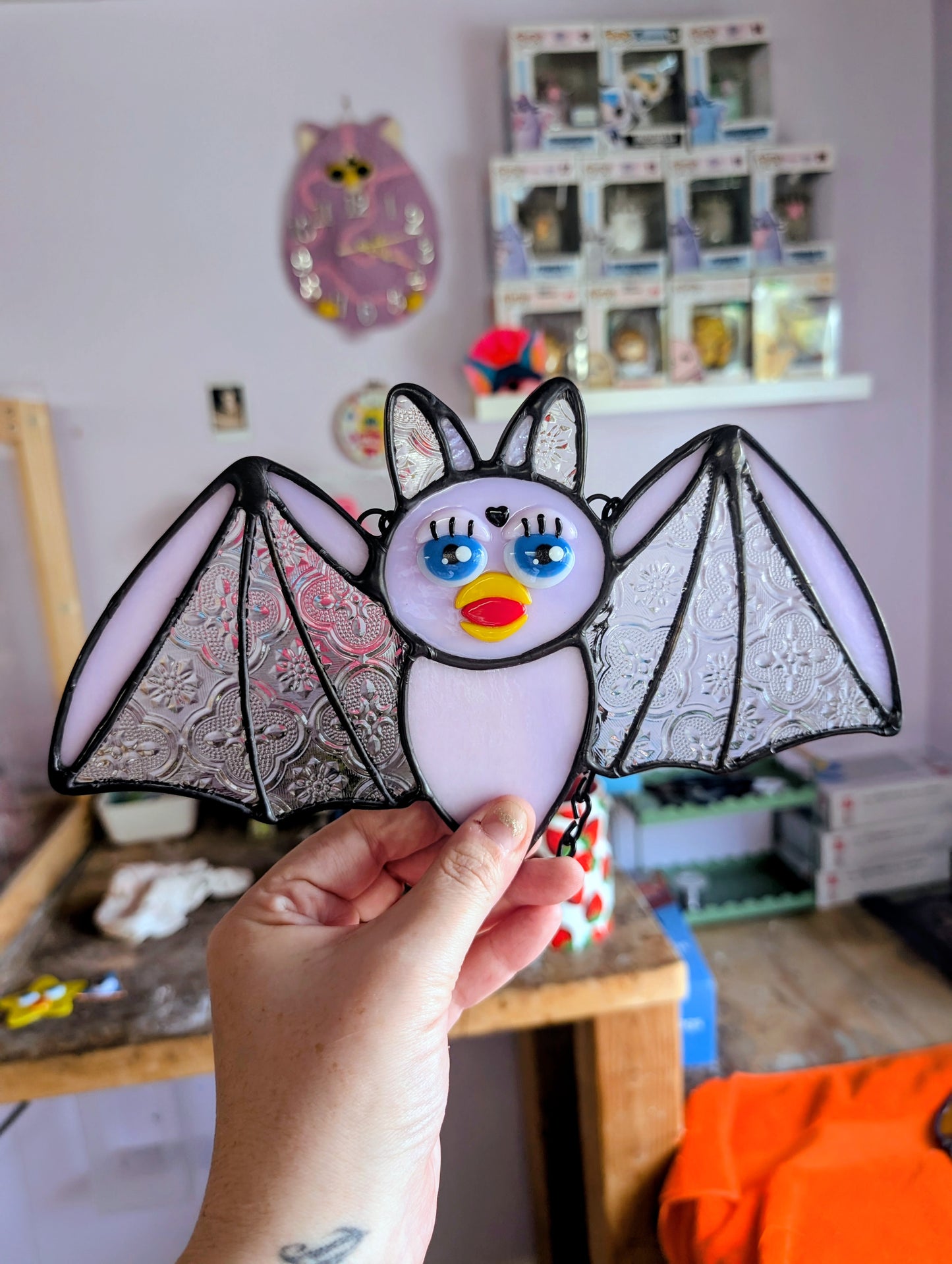 Pink Furby Bat