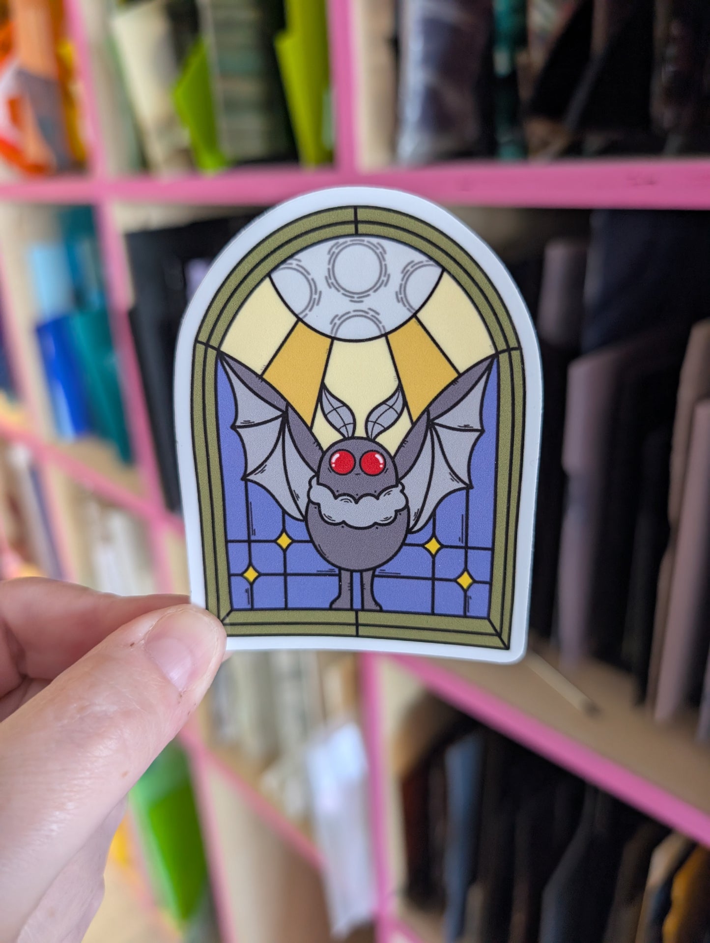 Moth Man Panel Sticker