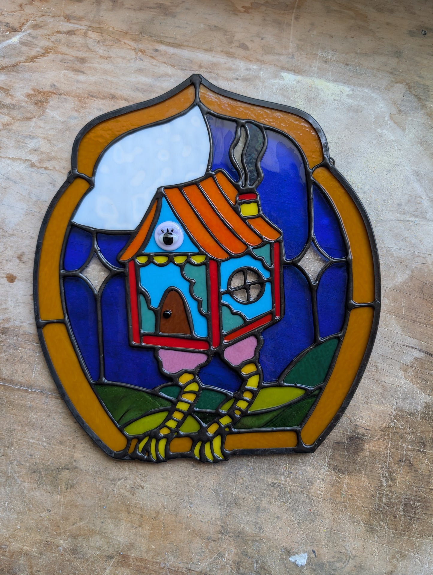 Baba Yaga Stained Glass