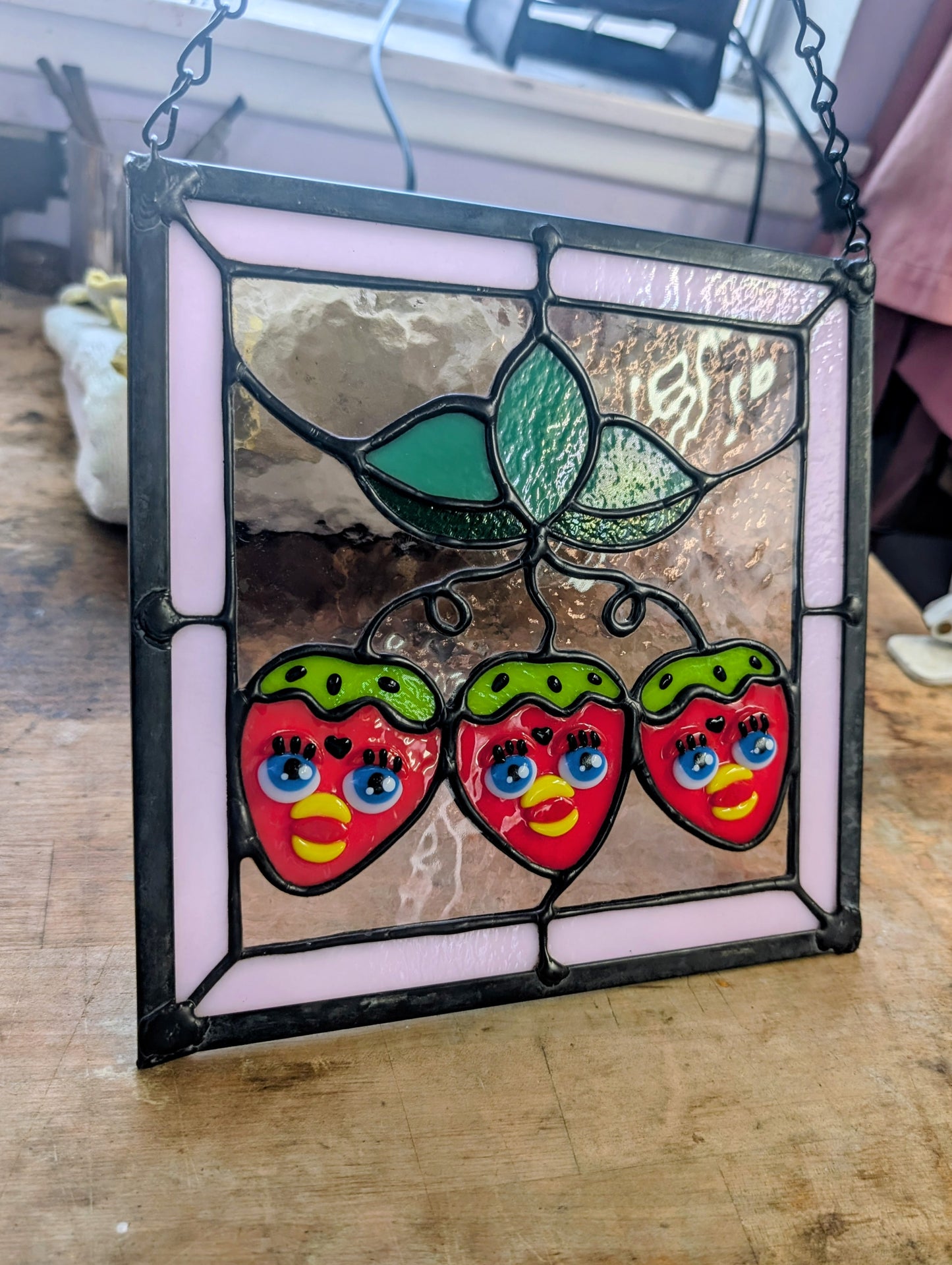 Strawberry-Inspired Furby Panel