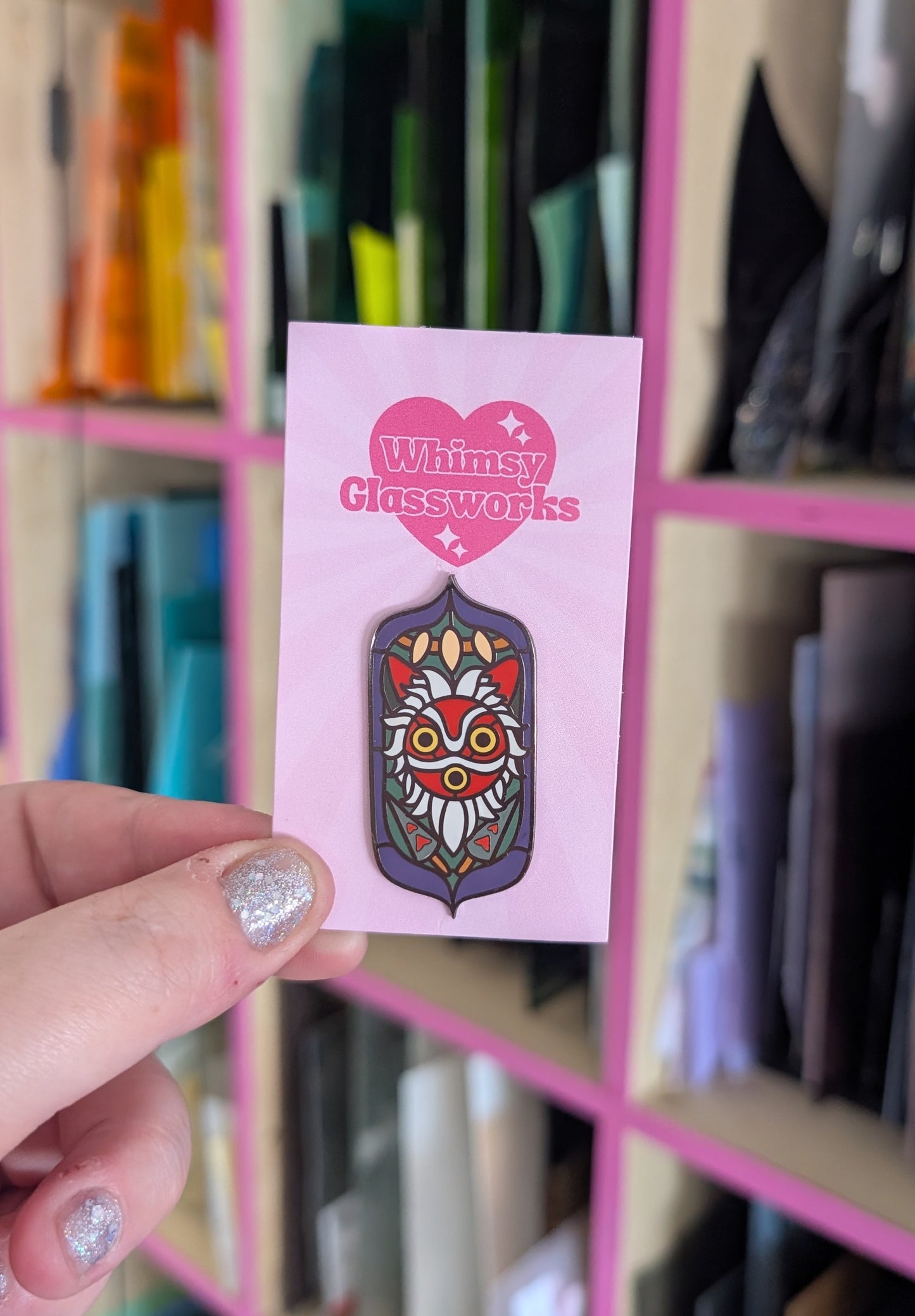 Princess Mononoke Panel Enamel Pin