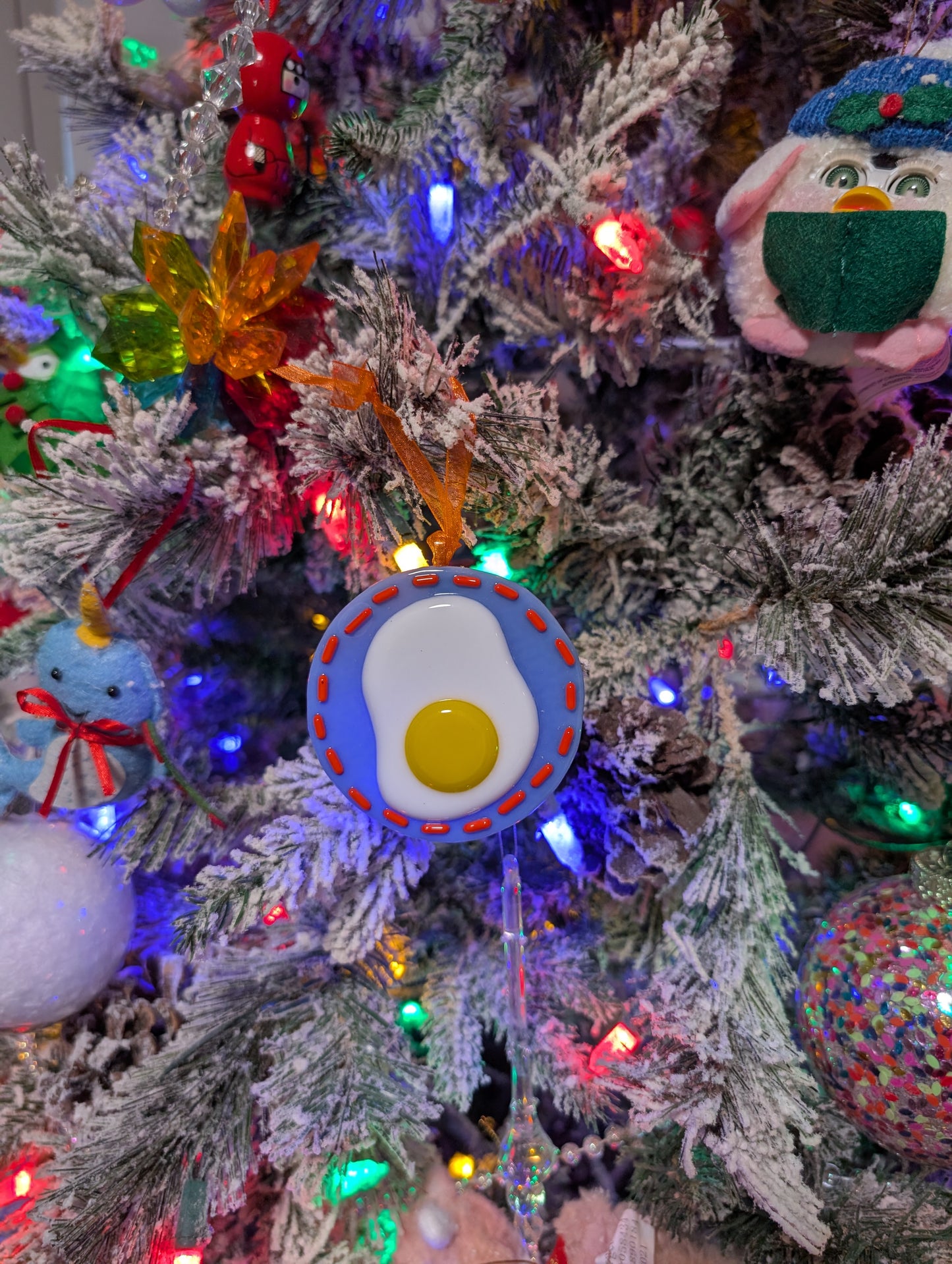 Glass Egg Ornament