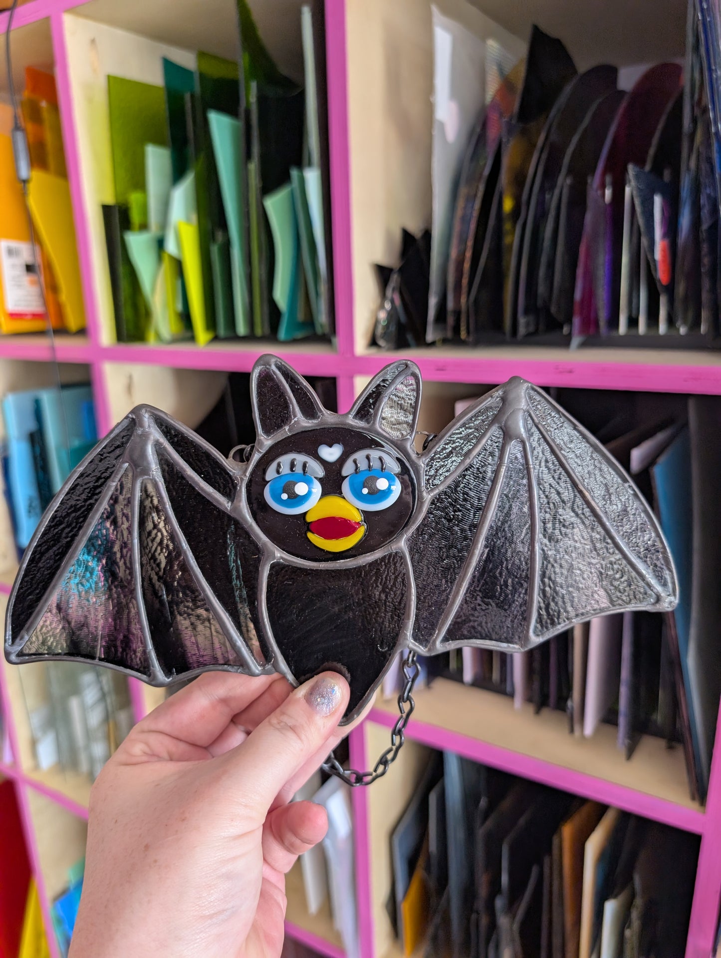 Black Furby Bat