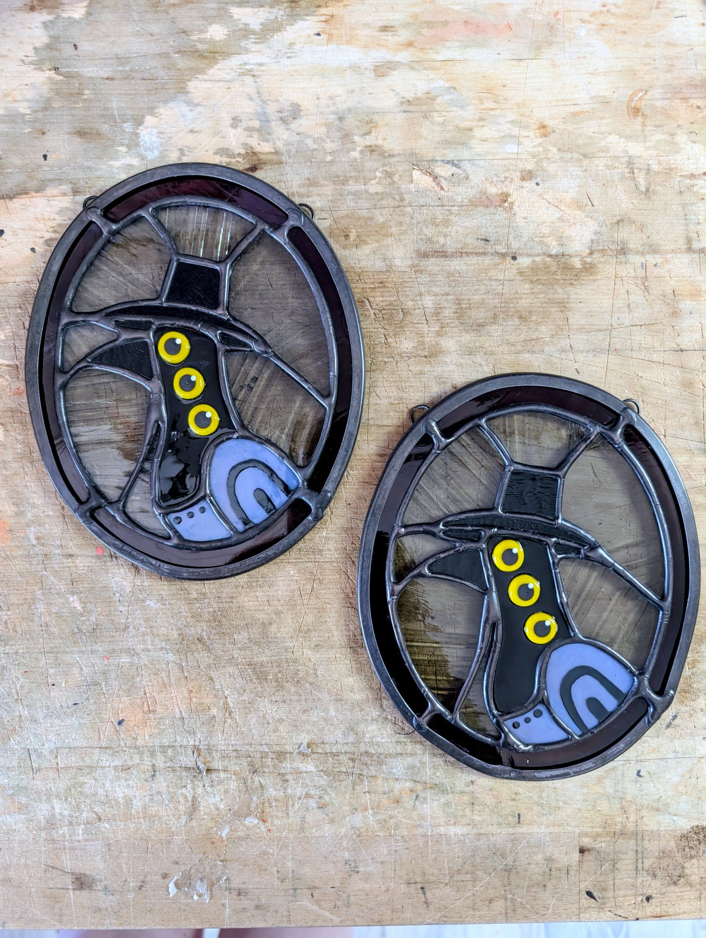 Derpy Bird Panel Stained Glass