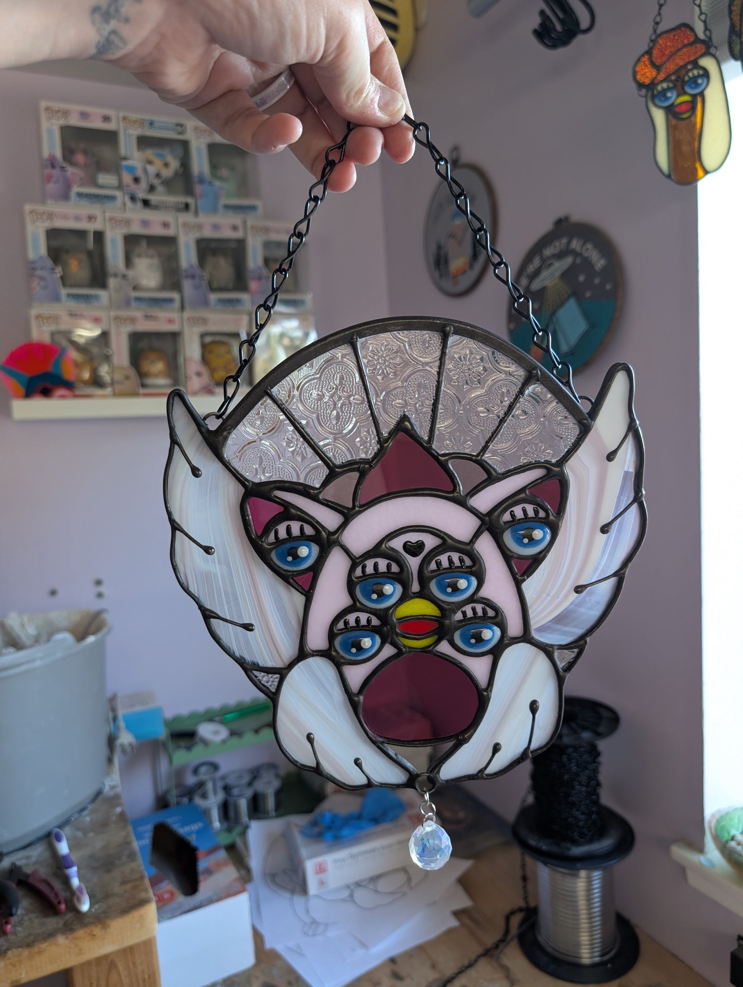 Pink Biblically Accurate Furby Angel #2