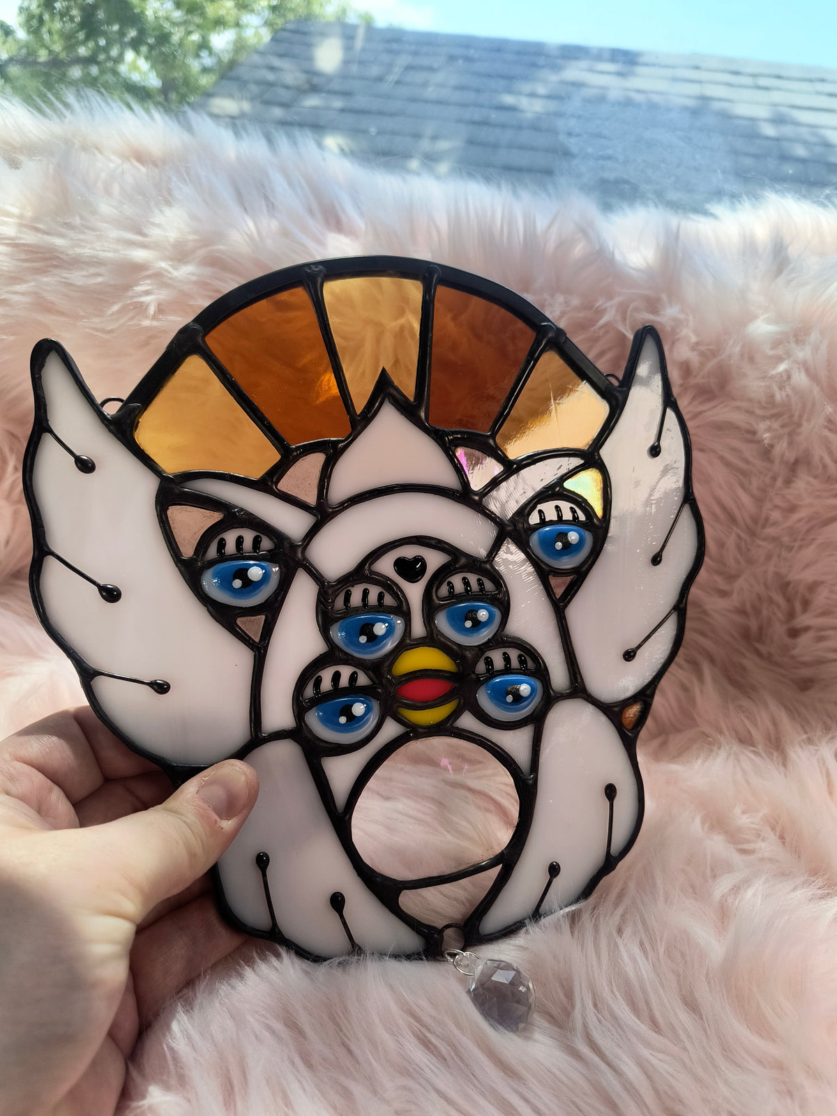 Bronze or purple biblically accurate furby angel