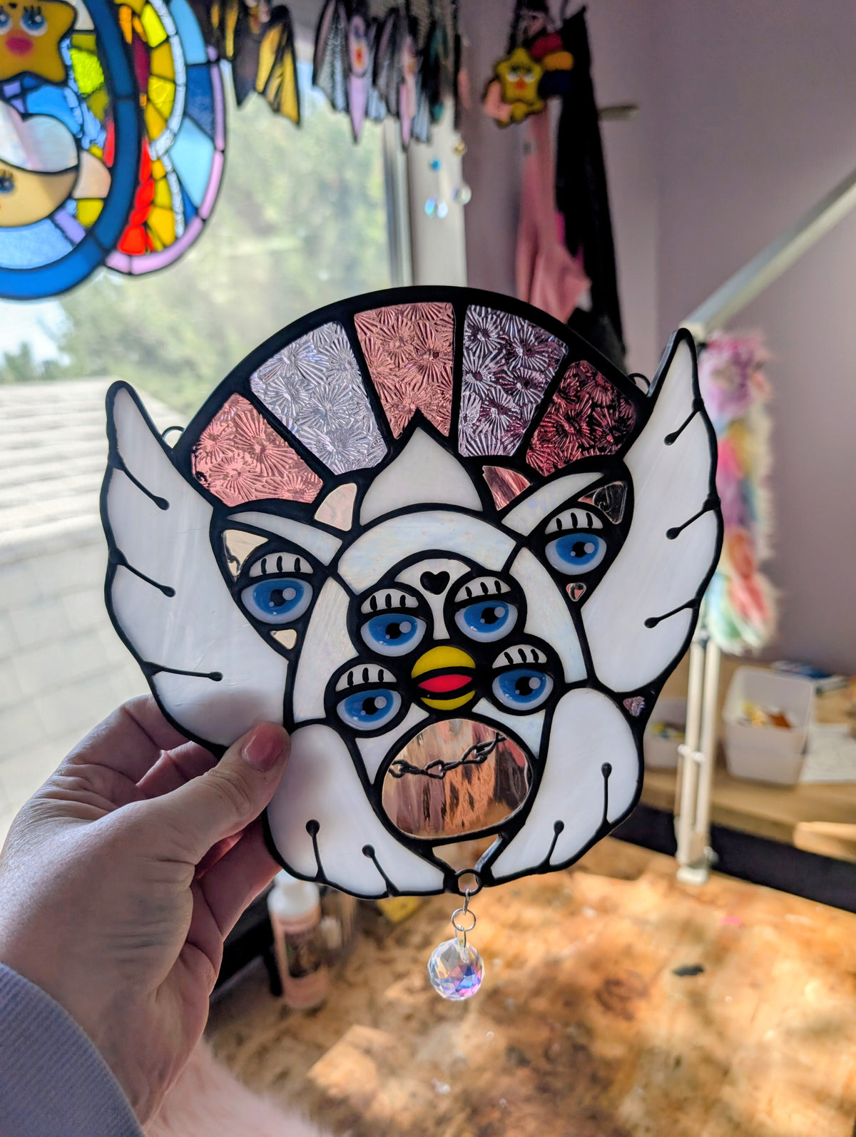 Bronze or purple biblically accurate furby angel