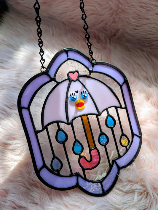 Furby Umbrella Panel- Cloud glass