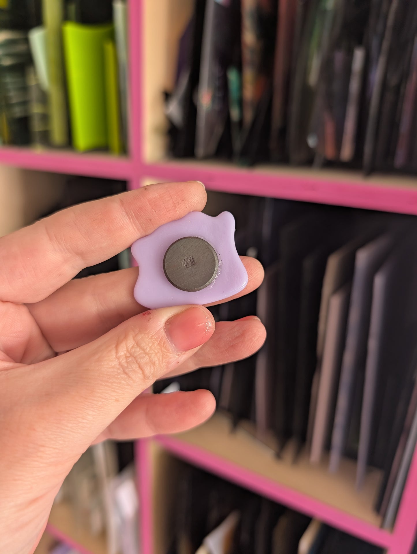 Fused glass ditto magnet