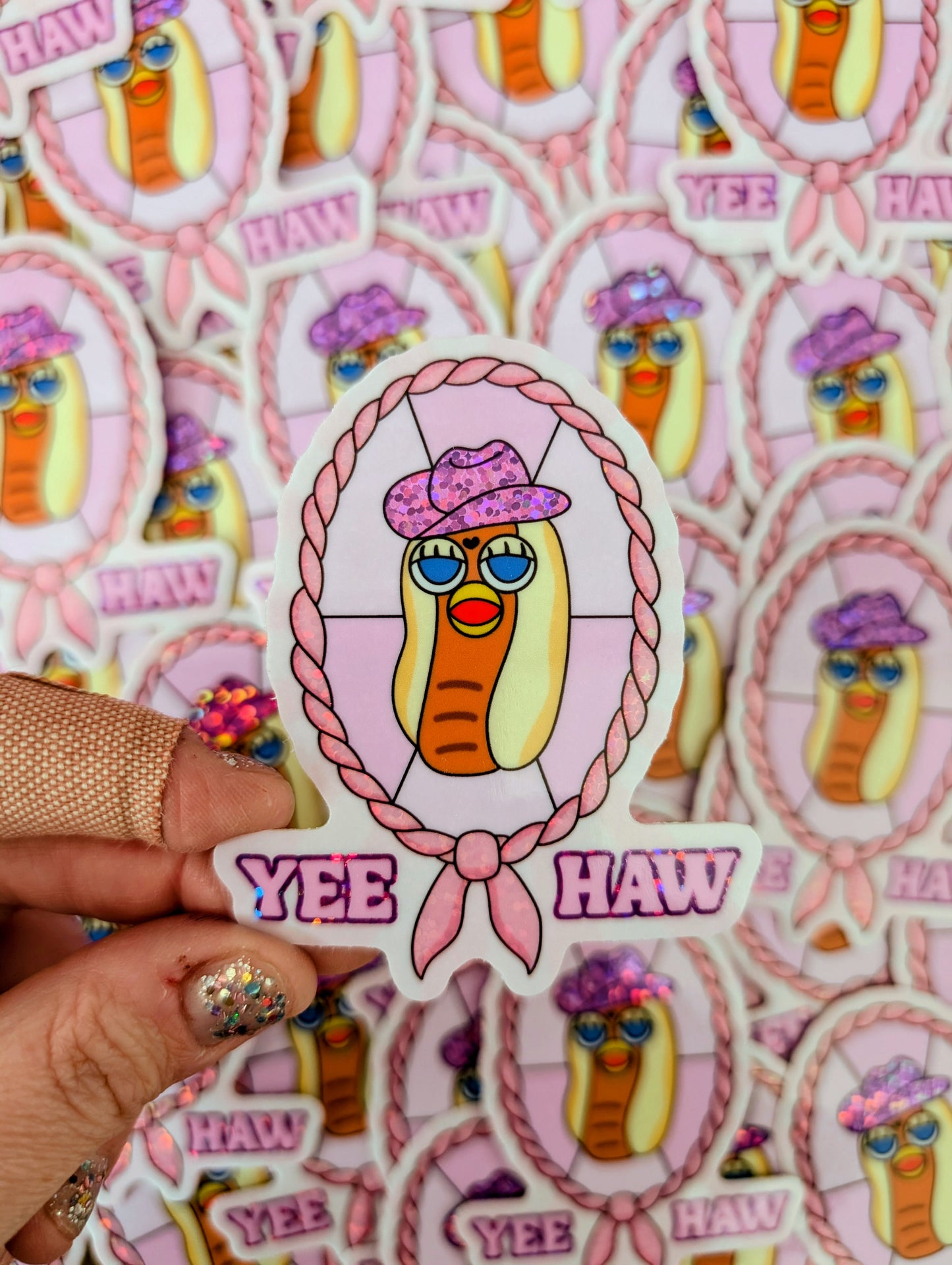 Rhinestone Cowboy Vinyl Sticker