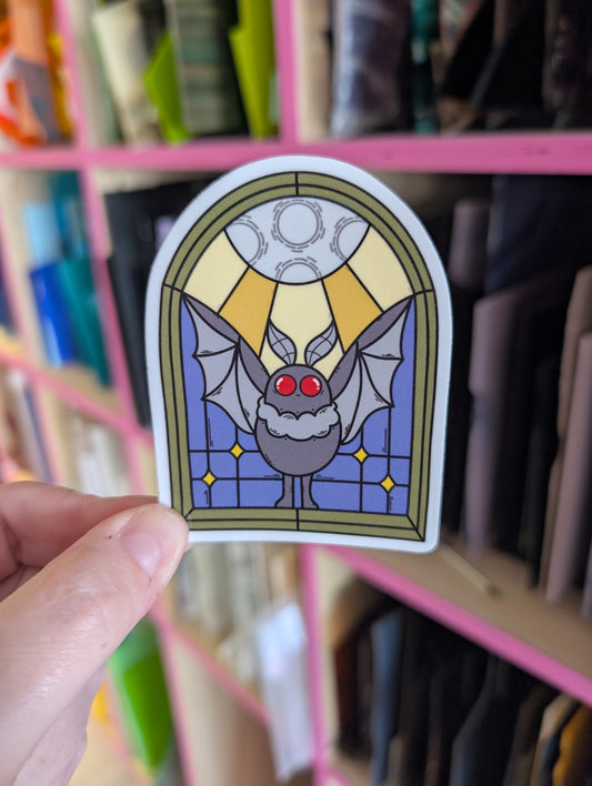 Moth Man Panel Sticker