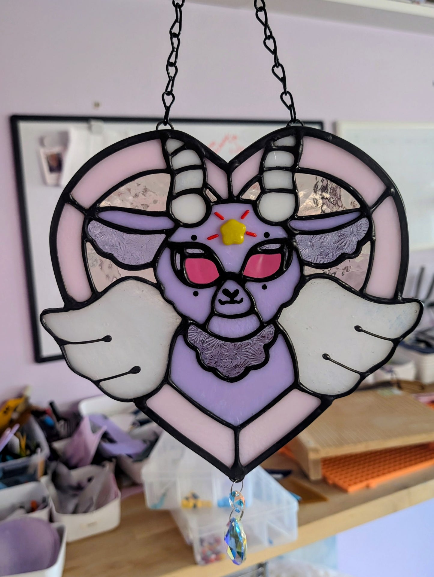 Girly-pop Baphomet panel