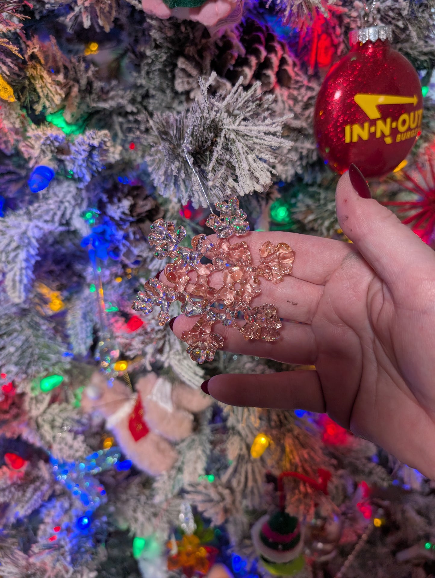 Mystery Glass Snowflake Ornament