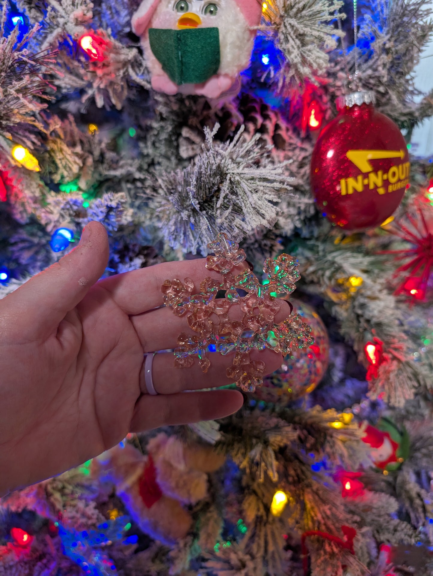 Mystery Glass Snowflake Ornament