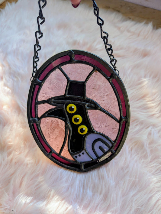 Sussie Bird Panel Stained Glass