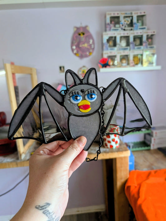 Gray Furby Bat