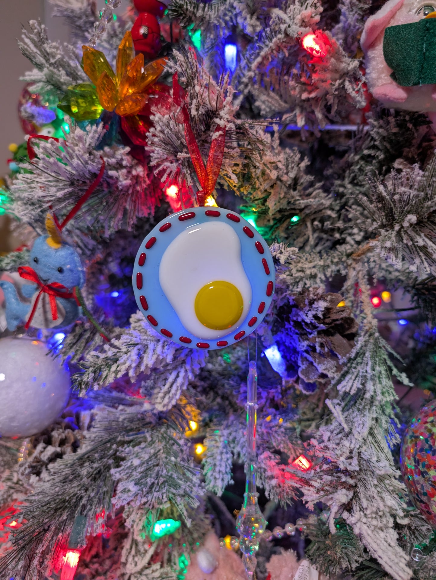 Glass Egg Ornament