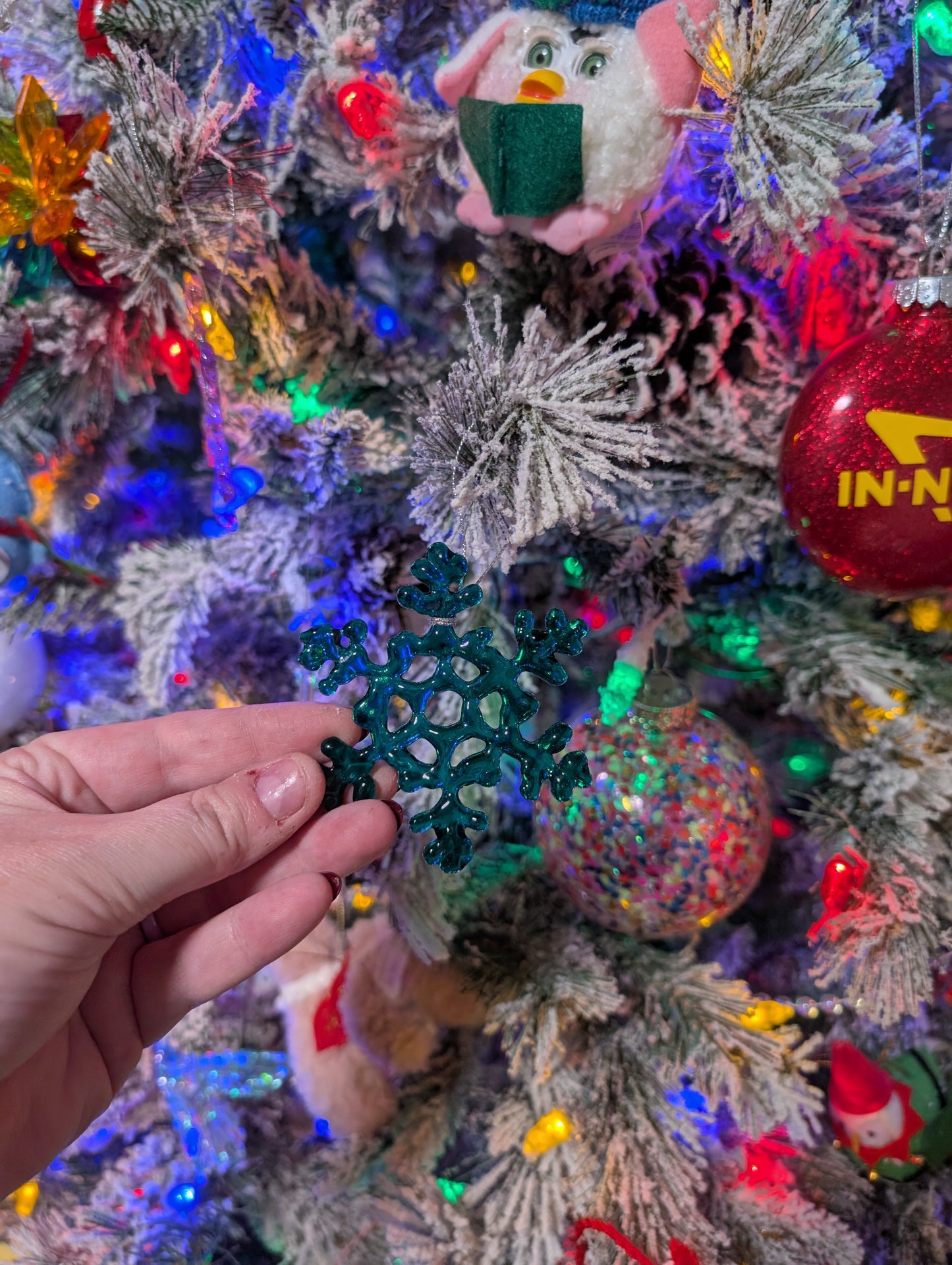 Mystery Glass Snowflake Ornament
