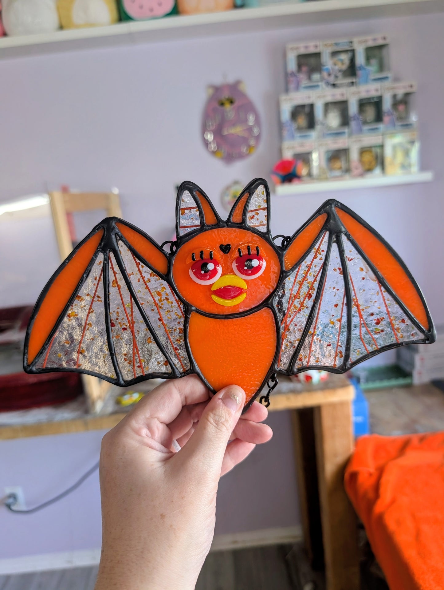 Orange Furby Bat