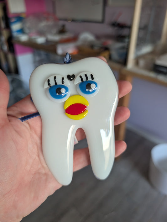 Fused Glass Furb Teeth