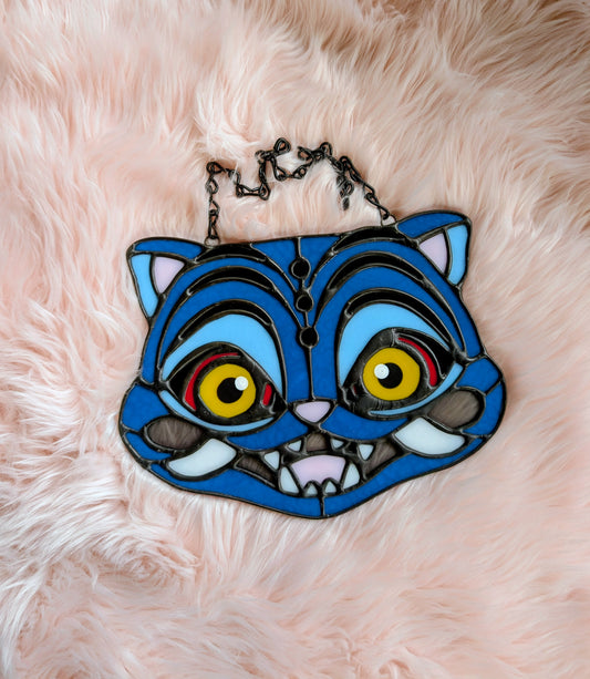 Derpy Tiger Stained Glass- *PREORDER*