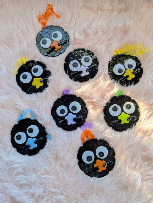 Glass Soot Ornament