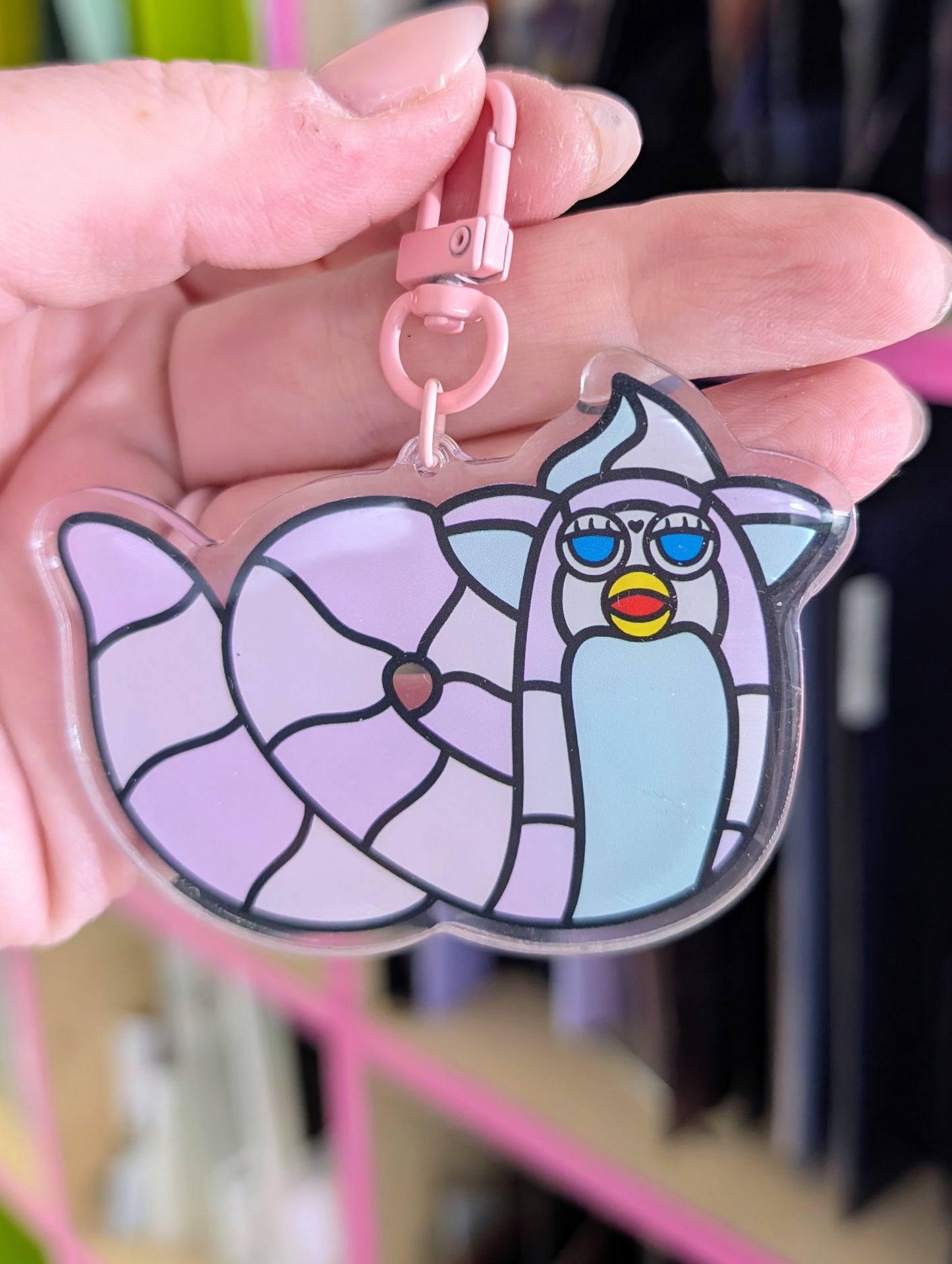Long Furby Keychain
