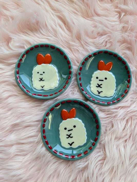 Sanrio Shrimp Tempura Glass Dish
