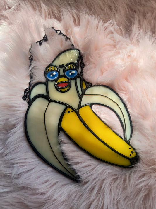 Furby Banana Stained Glass