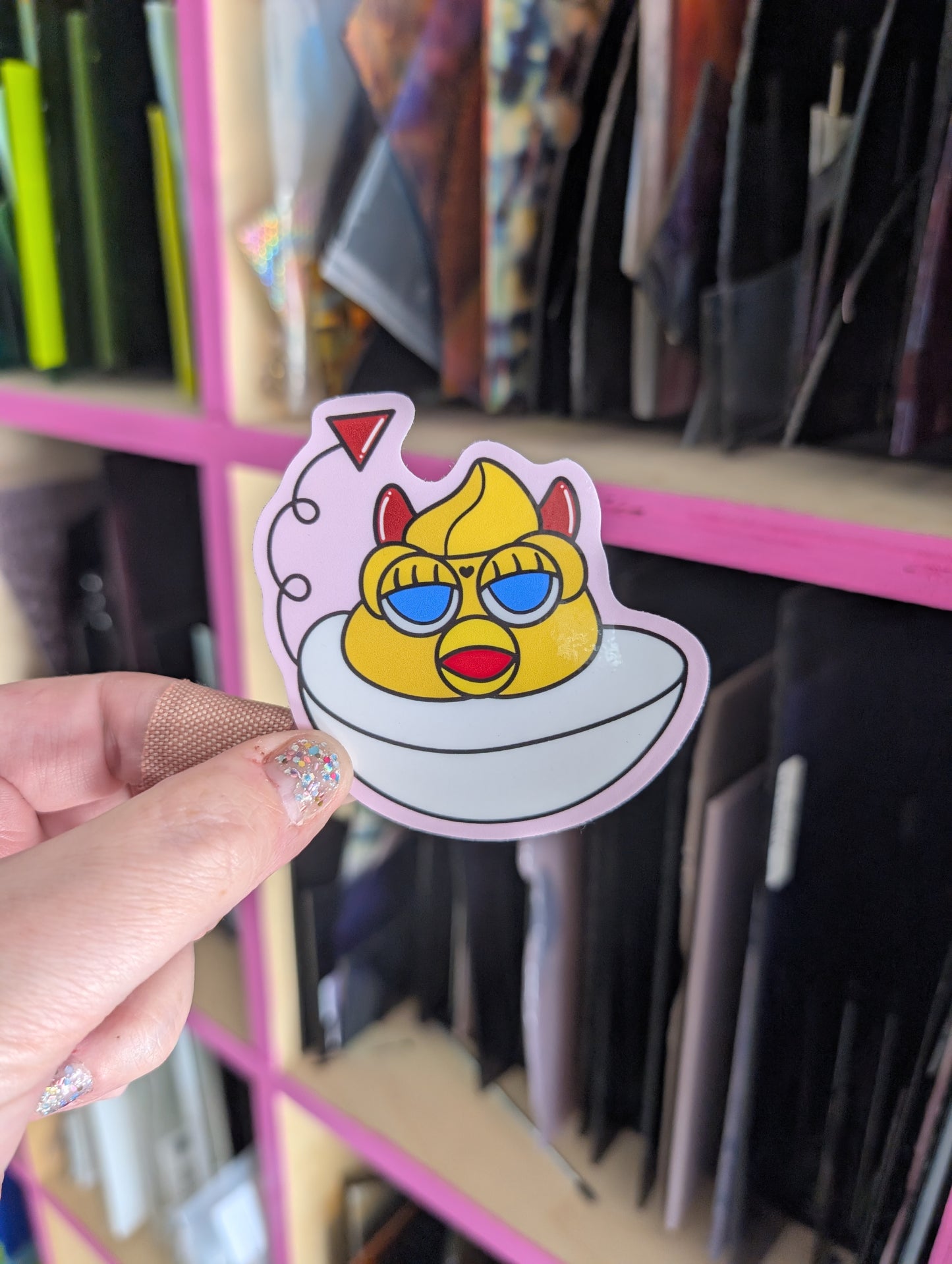 Devil Egg Vinyl Sticker