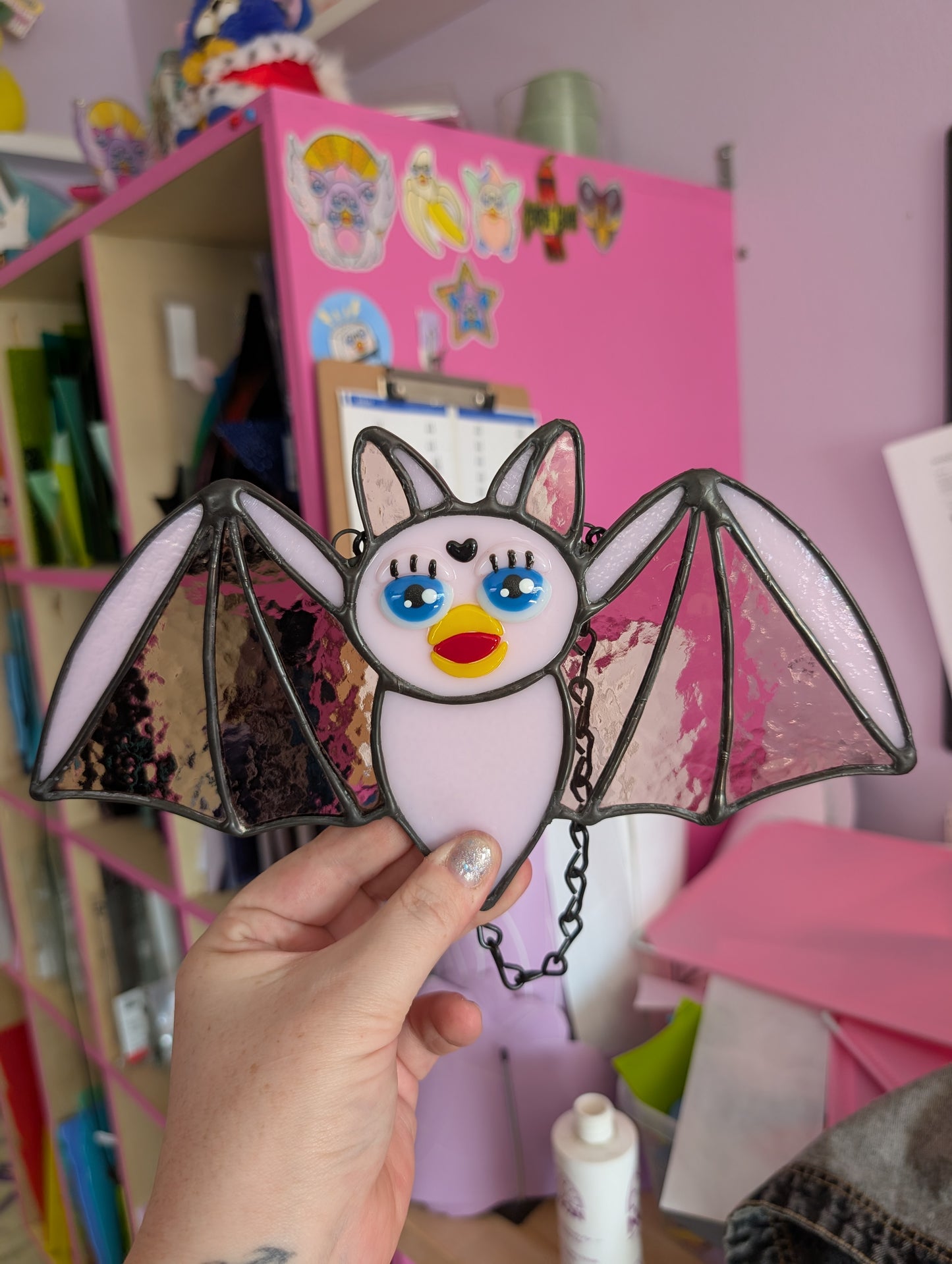Pink Furby Bat